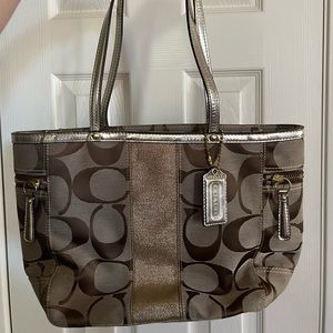 Coach Purse with Pink Interior